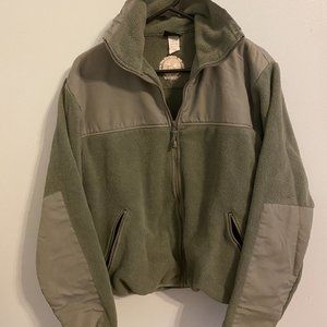 Kenyon Fleece Jacket Gray w/ Zip Pockets - Men's Medium